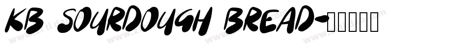 KB Sourdough Bread字体转换